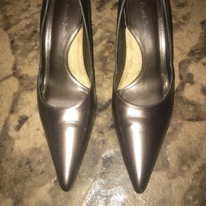 Amanda Smith Bronze Pointy Toe Heels